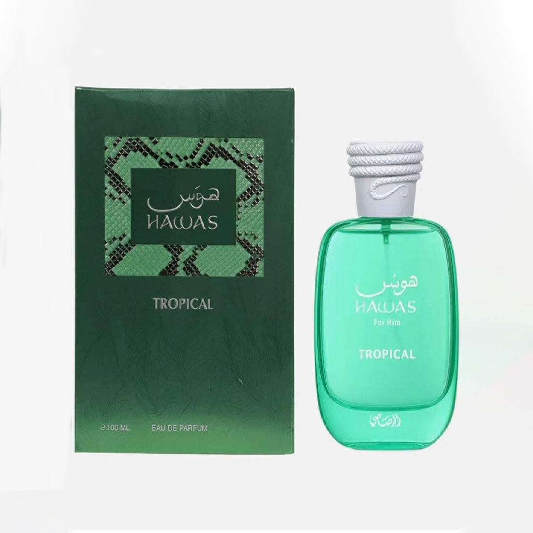 Perfume Alcohol Fragrance - Rasasi Erkek Parfümü Hawas Tropical 100ml,