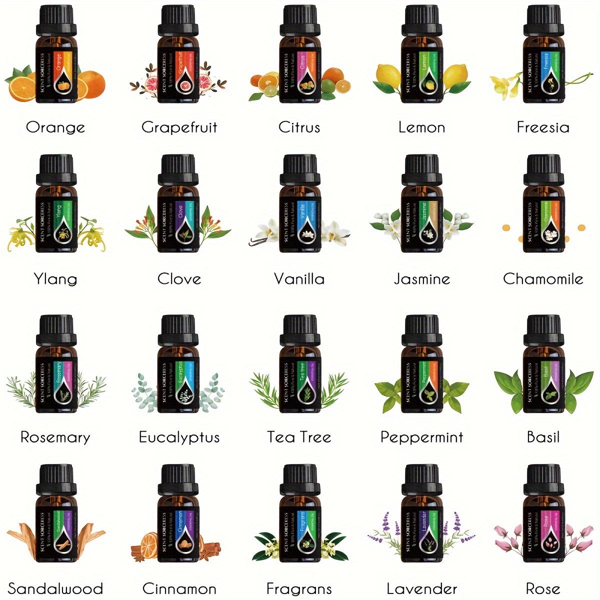 20 adet/set Uçucu Yağ Seti Lav - Perfume Fragrance Oil incelemesi ve fiyatı